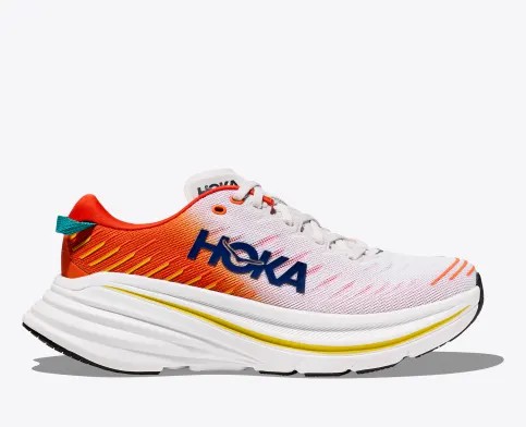 Hoka Bondi X Racing Skor Herr Vita Orange | Sverige-2376148