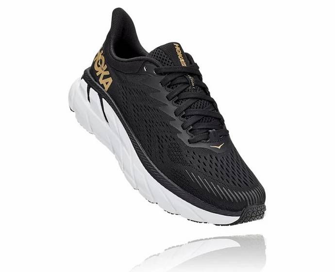 Hoka Clifton 7 Träningsskor Dam Svarta Bruna | Sverige-4763519