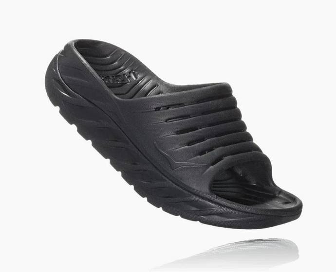 Hoka ORA Recovery Sandaler Dam Svarta | Sverige-0987165