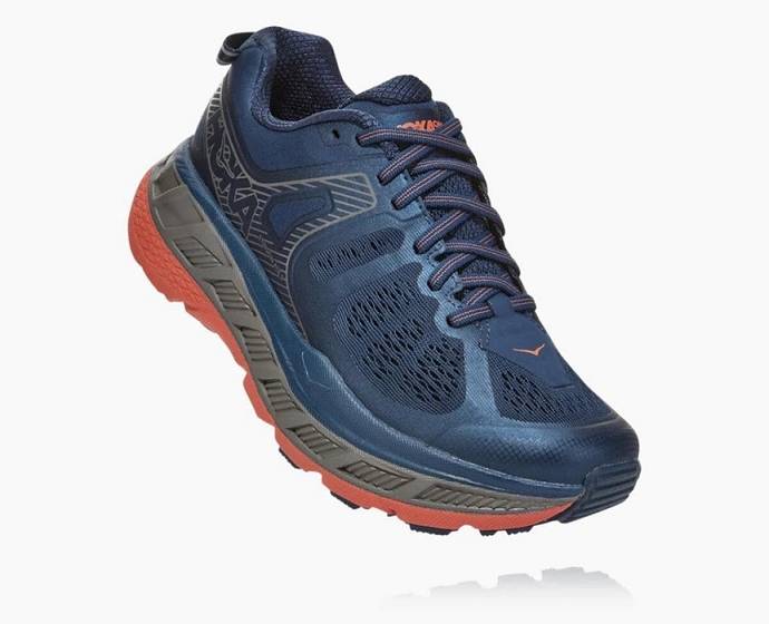 Hoka Stinson ATR 5 Trail löparskor Dam Marinblå | Sverige-3459807